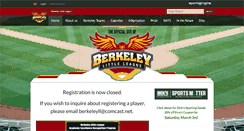 Desktop Screenshot of berkeleylittleleague.org